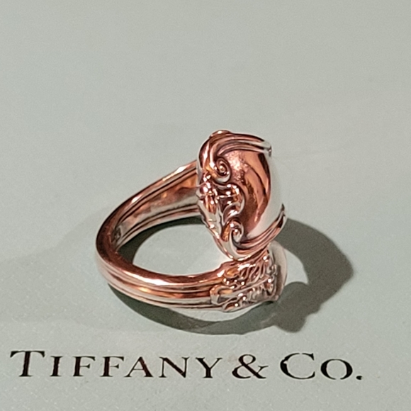 1961 Tiffany & Company Provence Spoon Ring in Sterling Silver #5 Vintage - Picture 7 of 15